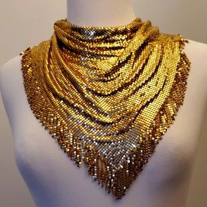 Vintage 1940s golden neck wrap
